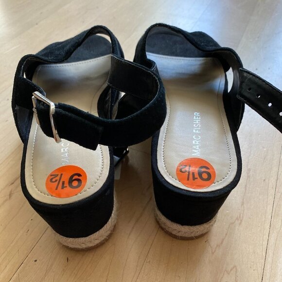 𝅺MARC Fisher Espadrilles Platform Wedge New 9.5 - Picture 4 of 6